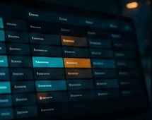 TVNado support detail — channel guide grid on a smart TV