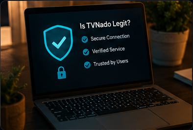 Secure, transparent TVNado account sign-up
